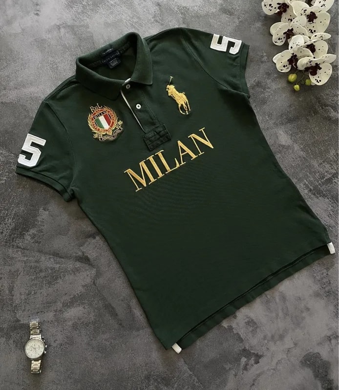 Polo Ralph Lauren — ’S Polo Ralph Lauren Milan Big Logo Italy Number 5 — streetwear — resale