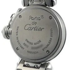 Cartier Miss Pasha W3140007 Sunray Silver Stainless Steel Quartz 4