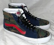 Vans — Vans Vault Sk8-Hi Top Shoes British Camo — Sneaker — resale