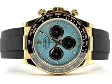 Rolex Daytona Yellow Gold Turquoise Dial Oysterflex 126518LN Unworn 2025 4