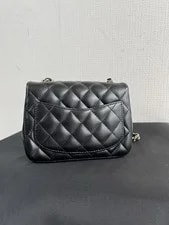 Auth Chanel Square Classic Flap GHW Rank A+ 16cm 3