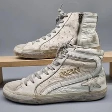 Golden Goose — Golden Goose Slide High Top 240 Italian Model Limited Edition Vhtf — Sneaker — resale