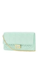 Fendi Baguette $1750 Light Chain Wallet New 2