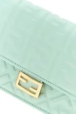 Fendi Baguette $1750 Light Chain Wallet New 4