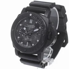 Panerai — Panerai Submersible Marina Militare PAM00979 47mm Carbotec Automatic Black #C005 — Watch — resale