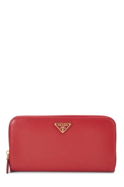 Prada — Vitello Move Zip Around Wallet — Accessory — resale