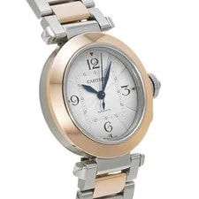Cartier Pasha W2PA0008 ( 4327) 35mm Stainless Steel Silver #WW1794 3