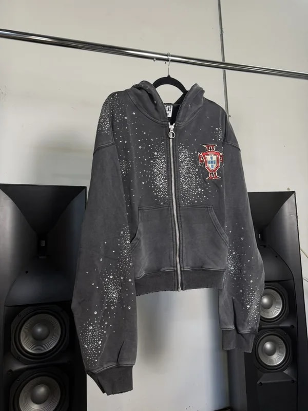 Vale Forever Pluto Custered Zip Up 'Black' — streetwear — resale