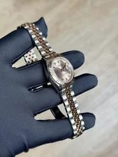 Rolex Datejust 26 Rose Sundust Roman Fluted Jubilee Preowned 2014 179171 3