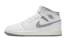 Air Jordan — Air Jordan 1 Mid GS 'Neutral ' All US Size 554725-135 New in Box — Sneaker — resale