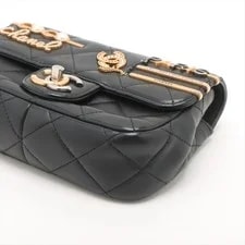 Chanel Matelasse Single Flap Double Chain Icon X 3