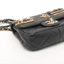 Chanel Matelasse Single Flap Double Chain Icon X 4