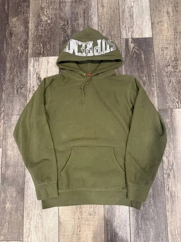 Supreme — Supreme Sequin ARC Hoodie Sweatshirt Dark — streetwear — resale