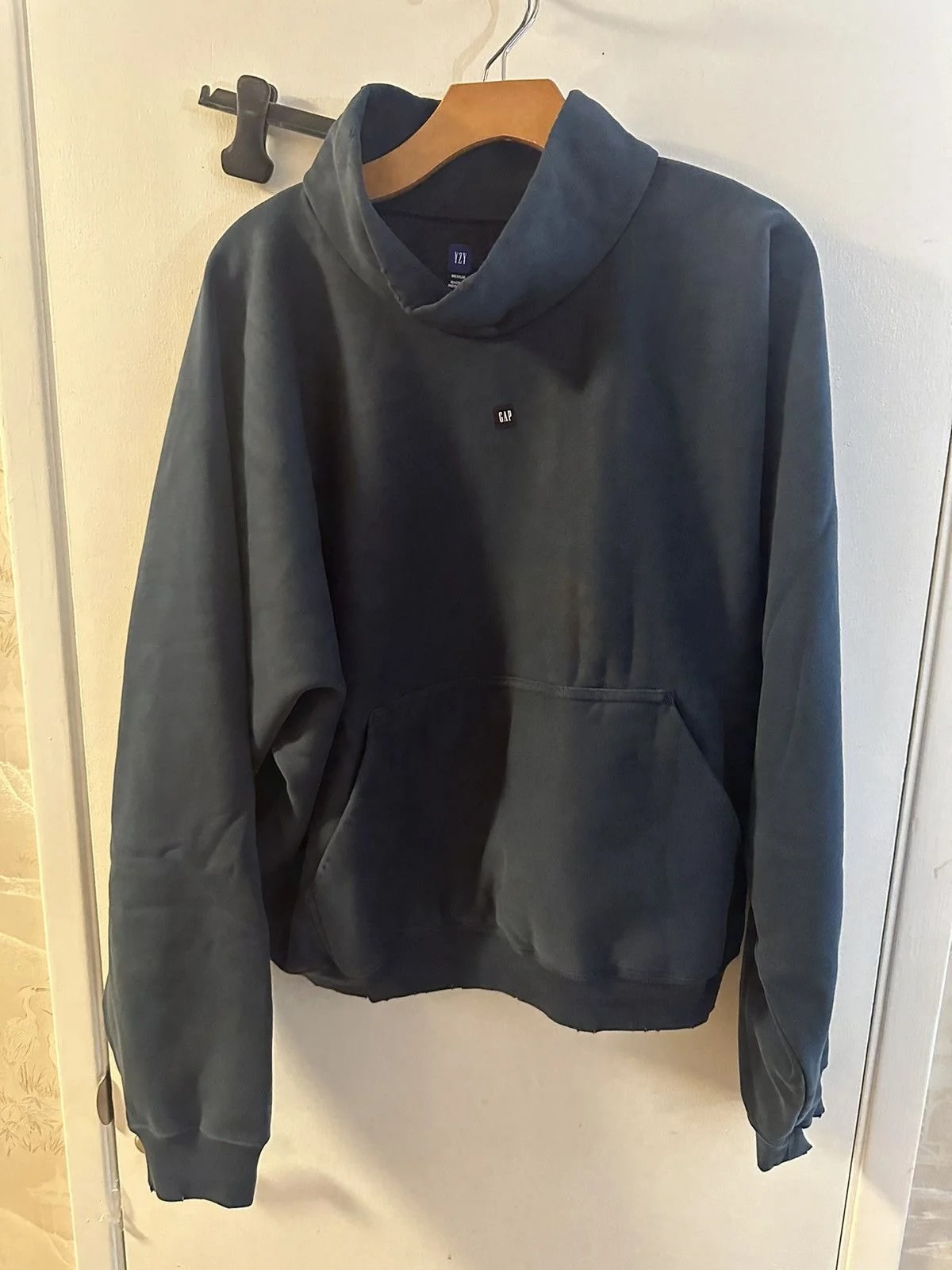Balenciaga — Yeezy Gap Balenciaga High Neck Sweatshirt Dark — streetwear — resale