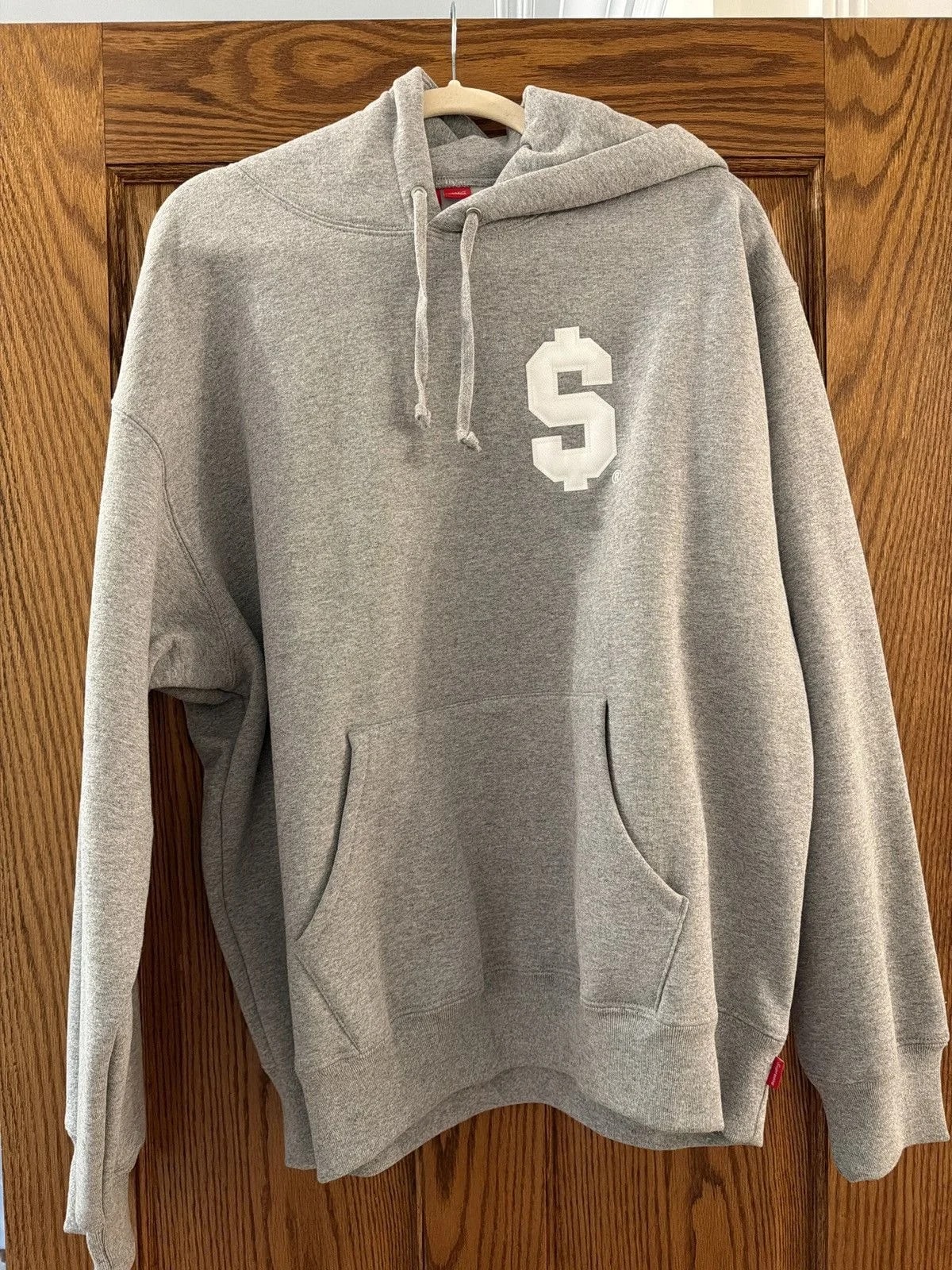Supreme — Supreme S Logo Hooded Sweatshirt Heather — streetwear — resale