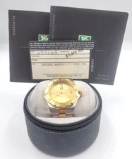 Tag Heuer — Tag Heuer WK1121-0 Swiss Quartz Gold Dial Two Tone Professional 200 — Watch — resale