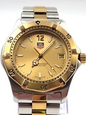 Tag Heuer WK1121-0 Swiss Quartz Gold Dial Two Tone Professional 200 3