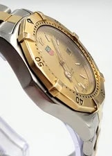 Tag Heuer WK1121-0 Swiss Quartz Gold Dial Two Tone Professional 200 4