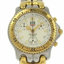TAG Heuer — TAG Heuer Chronograph CG1120-0 Stainless Steel 39mm White Dial Quartz #NW217 — Watch — resale