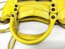 Balenciaga Mini City Citron 2013 Lampo Zipper Studs 3