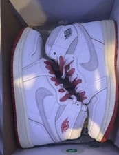 Jordan — Jordan Air 1 High Top Lace Up ’S 8 ’S 6.5 “ Cinnabar” — Sneaker — resale