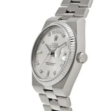 Rolex Day-Date Quartz 19019A Silver/diamond 725929 2