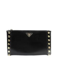 Prada — Prada Vernice Studded — Handbag — deal