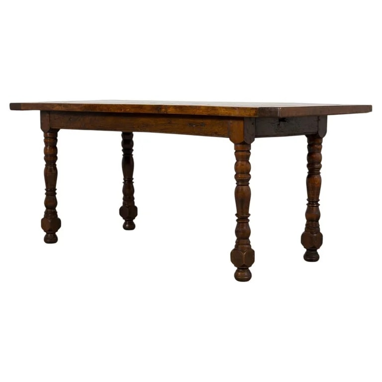 Louis — Early 19th Century French Oak Dining , Louis Xiii Style, Provence — Furniture — resale