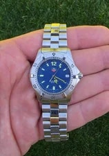 TAG Heuer WK1113.BA0311 2000 Series Professional Quartz Blue Silver 2