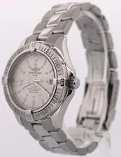 Breitling Colt Silver White 38mm Stainless Steel Automatic Date A17350 3
