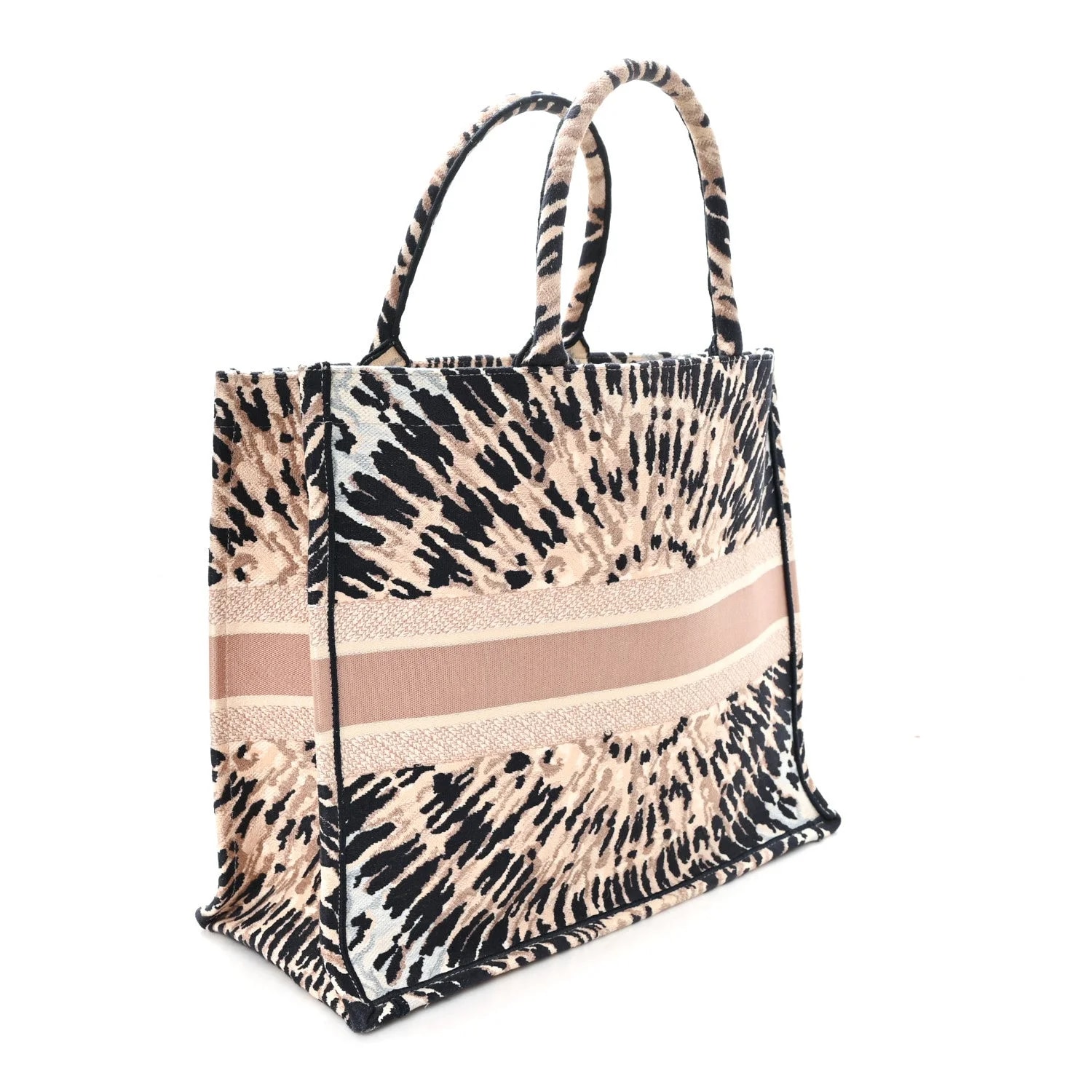 Embroidered Tie Dye Large Book Tote 3