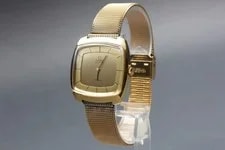[Exc+5] Omega de Ville 151.0051 Cal.711 Gold Automatic From Japan 2