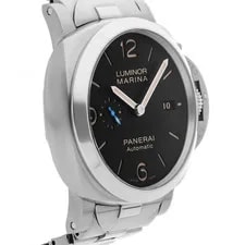 Panerai Luminor Marina 1950 Steel Auto 44mm Black Dial Bracelet PAM 723 3