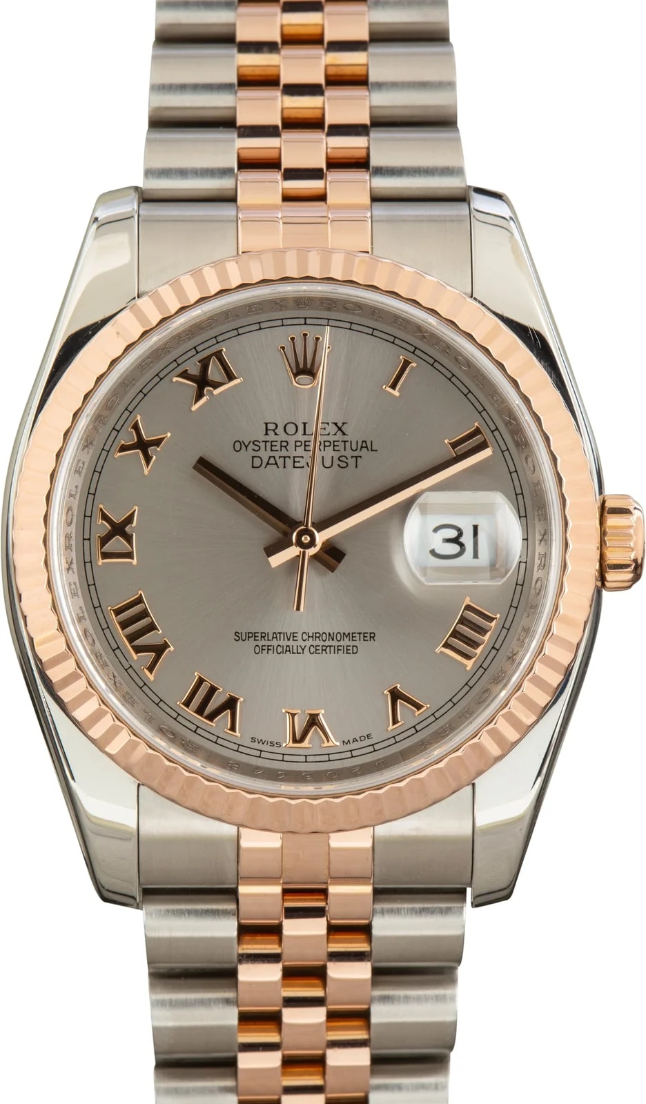 Rolex — Rolex Datejust 36 Ref 116231 Slate Roman Dial — Watch — resale