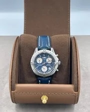 Breitling — Breitling Colt A73350 Blue Dial w/White Sub Dials on Blue Strap w/Box — Watch — resale