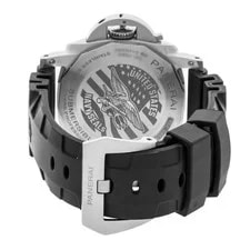 Panerai Submersible Navy SEALs Steel Auto 44mm Black Dial Strap PAM 1518 4