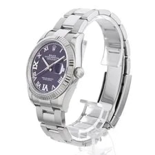 Rolex Datejust 36 Vi/ix Diamond 126234 Auberzine Roman 3 Row Oyster Bracelet... 2