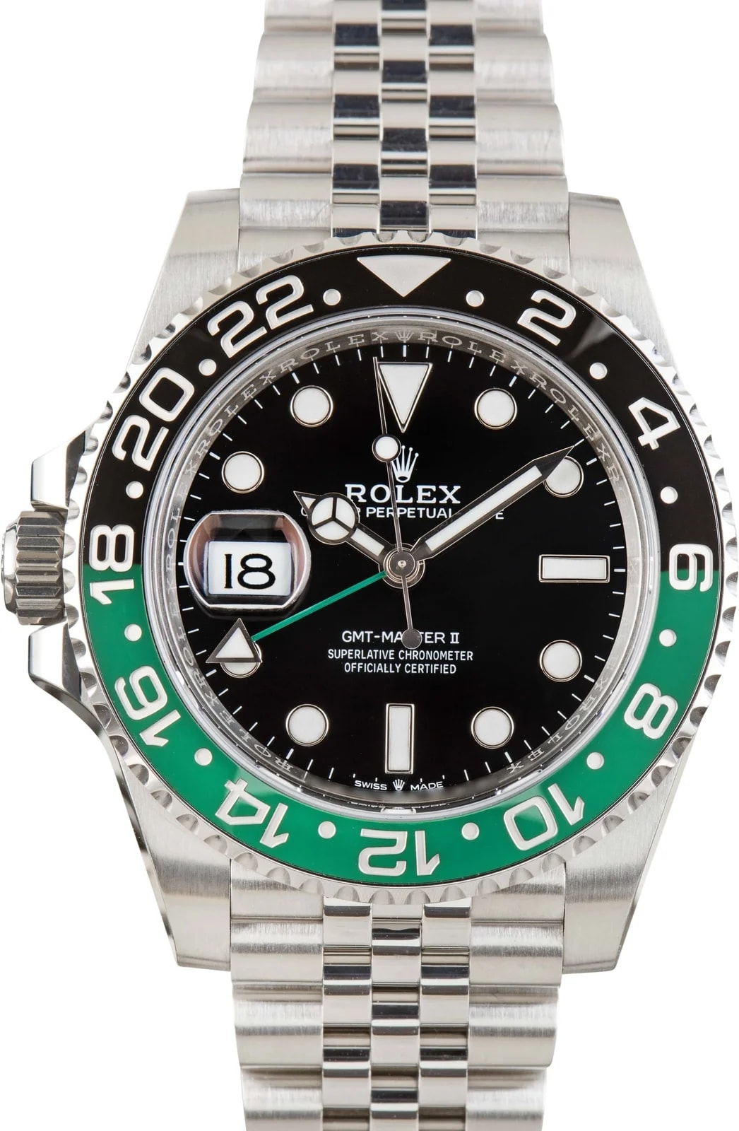 Rolex — Left Handed Sprite Rolex GMT Master II Ref 126720VTNR Steel Jubilee — Watch — resale