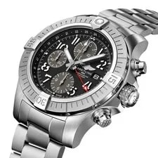 Breitling Avenger GMT Black Dial Chronograph Steel A24315101B1A1 4