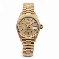 Rolex — Rolex President Datejust 26mm Champagne Stick Dial 18K Yellow Gold 69178 — Watch — resale