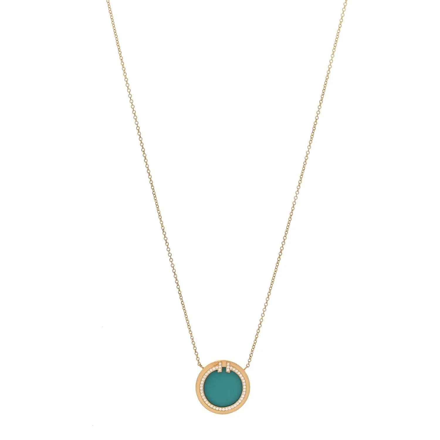 18K Yellow Gold T Circle 2