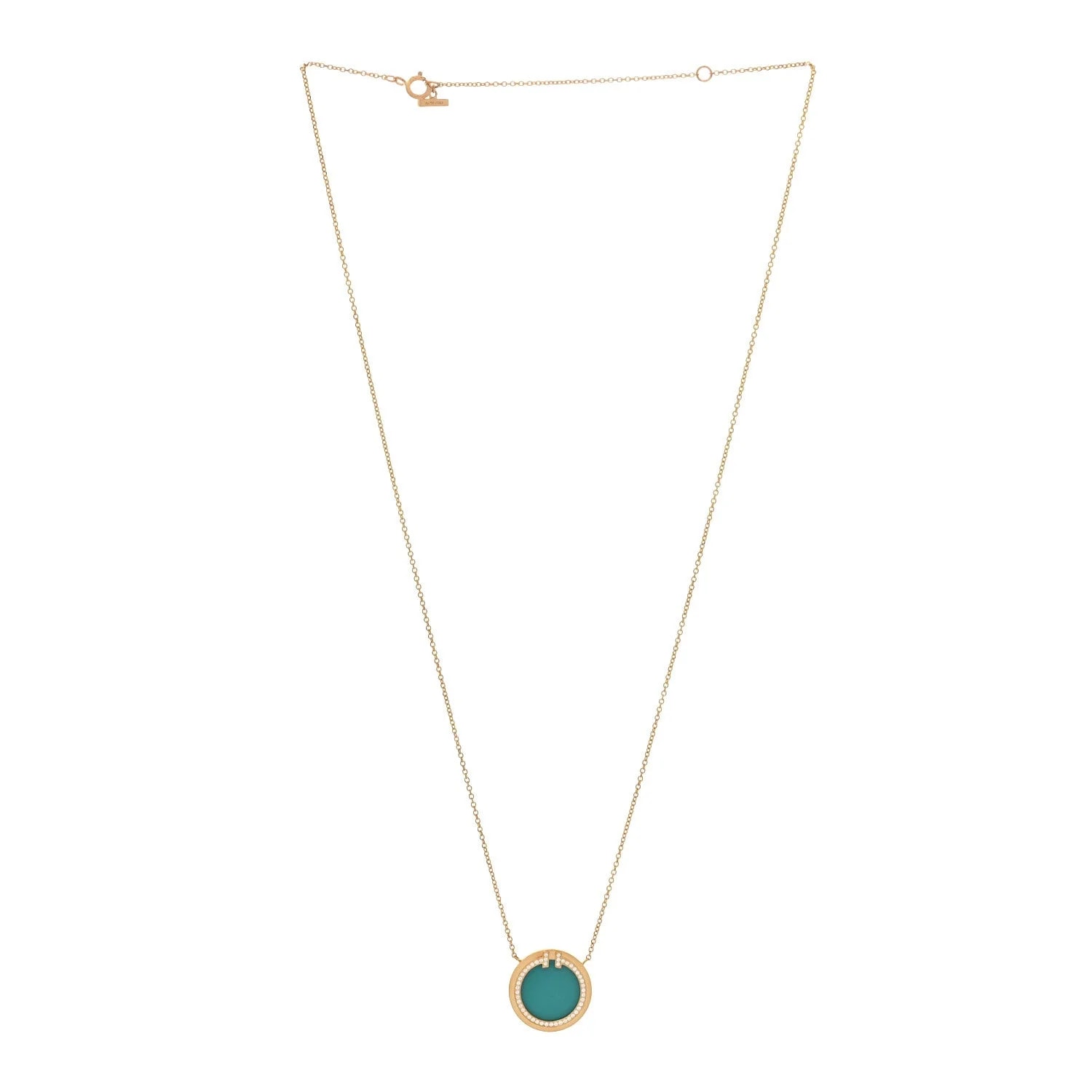 18K Yellow Gold T Circle 4