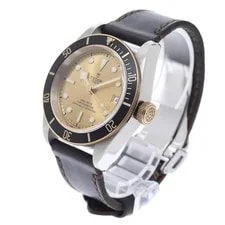 Tudor Heritage Black BAY 79733N 41mm Stainless Steel / Yellow Gold #C22341 2