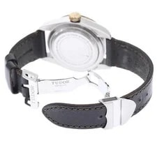 Tudor Heritage Black BAY 79733N 41mm Stainless Steel / Yellow Gold #C22341 3