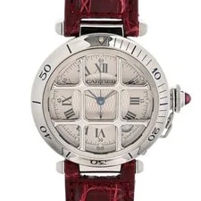 Cartier — Cartier Pasha 1.5" Grid 150th Anniversary Edition W3102255 Watches / Silver ... — Watch — resale