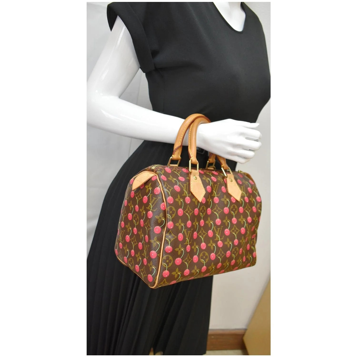 Louis Vuitton Cerises Speedy 25 Satchel 2