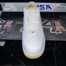 Size 12 - Kobe Bryant X Nike Air Force 1 Retro QS Low Lakers Home 3