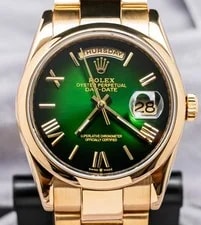 Rolex — Rolex Day-Date 36 Mm President Yellow Gold Oyster Bracelet eBay Live 118208 — Watch — resale