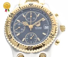 Tag Heuer — ▶ TAG Heuer CG2121-R0 38mm Two Tone Automatic Chronograph Japan — Watch — resale