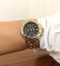 ▶ TAG Heuer CG2121-R0 38mm Two Tone Automatic Chronograph Japan 4